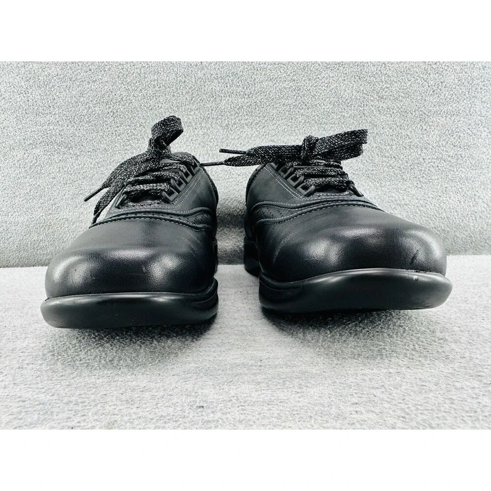 SAS L5900785 - Shoes Womens 9 M Walk Easy Sneaker Black Leather Comfort   B15 - Picture 2 of 9